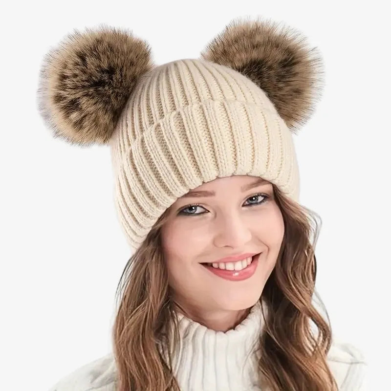 Chic Pom-Pom Beanie