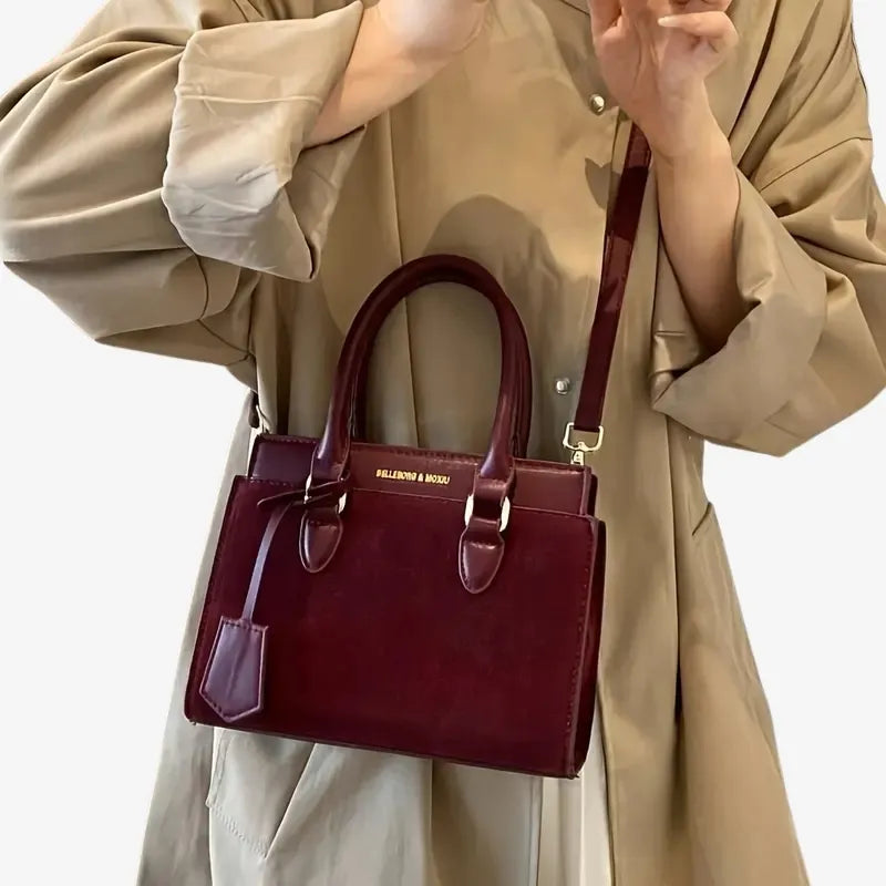 Burgundy Elegance Bag