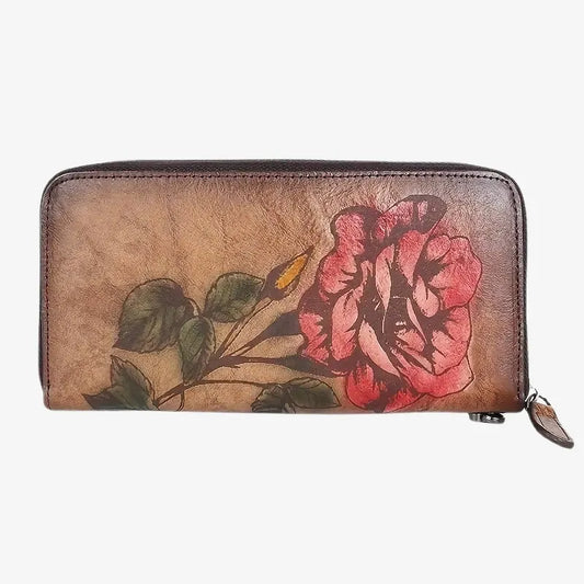 Portefeuille Rose Vintage