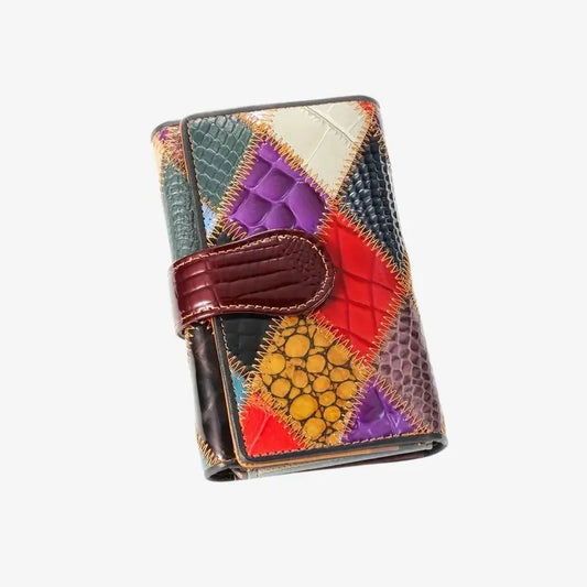 Portefeuille Patchwork Exotique