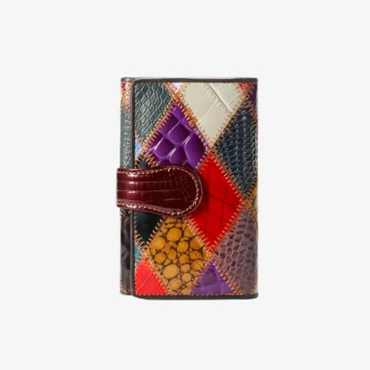 Portefeuille Patchwork Exotique