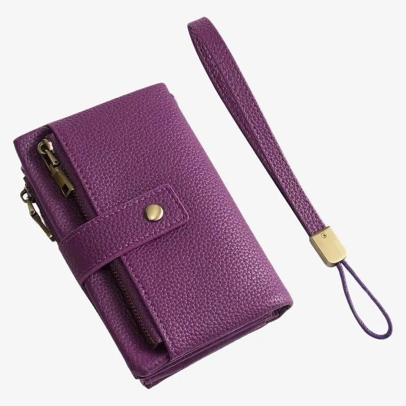Portefeuille Prune Royale