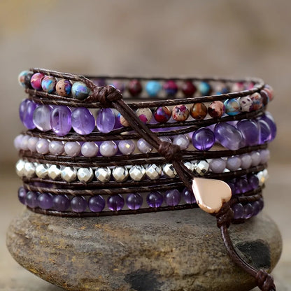 Amethyst bracelet